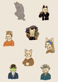 Famous Paintings Cats.4