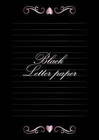 Black Letter paper *GLOSSYPINK 6*
