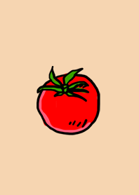 Hand-painted fashionable tomato icon