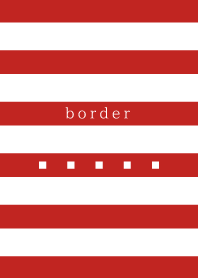 Red and White Border