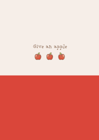 Theme a apple.*simple and cute(F)