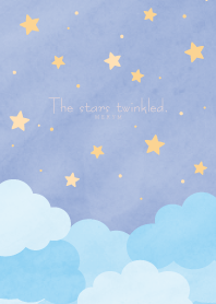 - The stars twinkled - 8