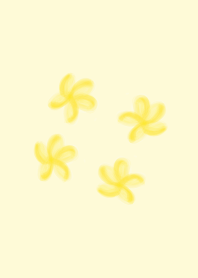 Yellow & Green Tropical Hibiscus Flower