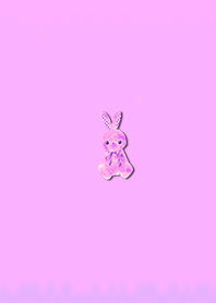 Simple plush rabbit 1