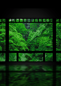Summer Japanese garden[panorama]