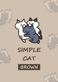 SIMPLE CAT BROWN kisekae