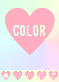 pink color rainbow  F19