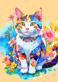 Cat looking this way04orange_JP