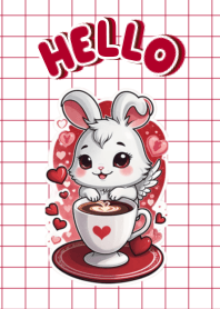 Baby Bunny so cool Red