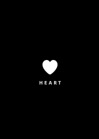 Simple heart / black & white
