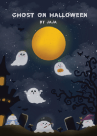 ghost on halloween By JAJA