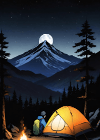 明月と朝暁 98E62d