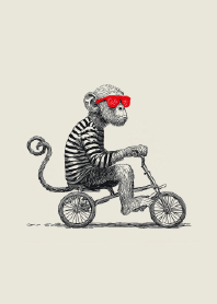 The Coolest Monkey on Three Wheels