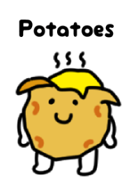 Cute potato Theme
