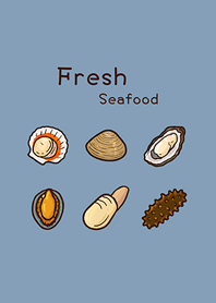 Interesting seafood(Morandi blue)