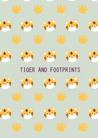 TIGER AND FOOTPRINTS/green2