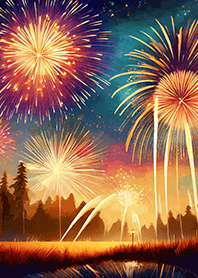 Beautiful Fireworks Theme#450