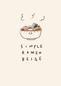 simple ramen beige.
