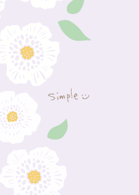 Adult White Flowers Stylish23 from Japan