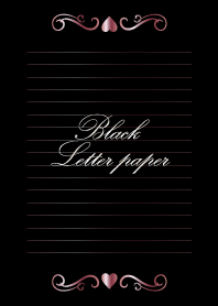 Black Letter paper *GLOSSYPINK 18*