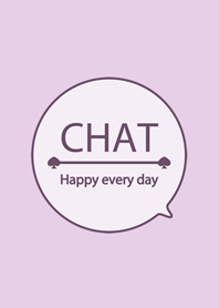 Simple purple chat room