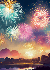 Beautiful Fireworks Theme#107