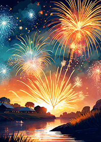 Beautiful Fireworks Theme#117