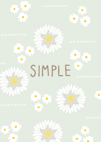 White flower adult cute