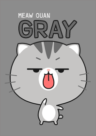 เหมียวอ้วน จอมกวน (สีเทา)