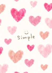 Watercolor Heart a lot7 from Japan