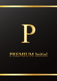 PREMIUM Initial P #Black