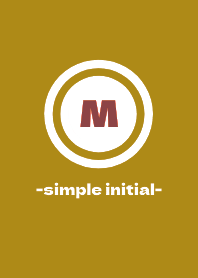 simple initial-M- THEME 75