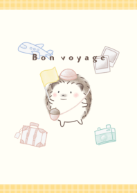 Hedgehog and Journey -yellow-