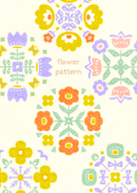 北欧風スタイル　花柄