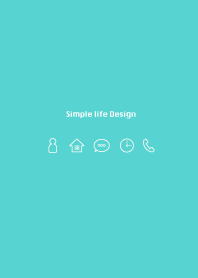 Simple life design -cambridge blue-