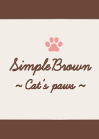 Simple Brown. ~Cat's paws~
