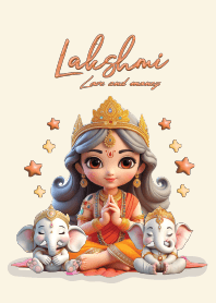 Lakshmi & Ganesha Cute. (Thursday)