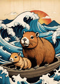 Ukiyo-e - Capybara ac1339
