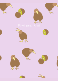 Kiwi and Kiwi2 on light purple