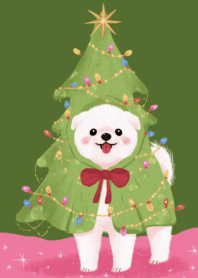 Cute little dog Christmas Day 2_72