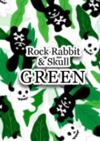 Rock rabbit and skull / plants