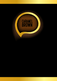 Caramel Brown Gold In Black Theme (JP)