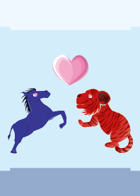 ekst Blue（馬）Love Red（タイガー）