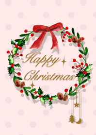 Christmas Wreath watercolor 001