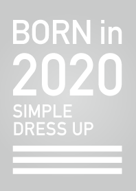 2020年生まれ/シンプル着せ替え