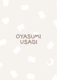 OYASUMI USAGI #Pattern  #ivory