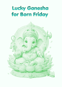 Lucky Ganesha for Born Friday