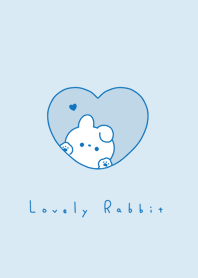 Rabbit in Heart(line)/blueaqua