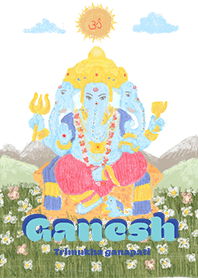 Blue Ganesh Trimukha ganapati