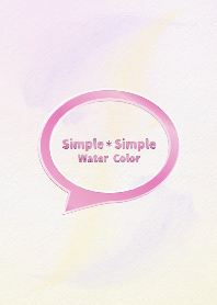 Simple Simple /WC/ pink & yellow